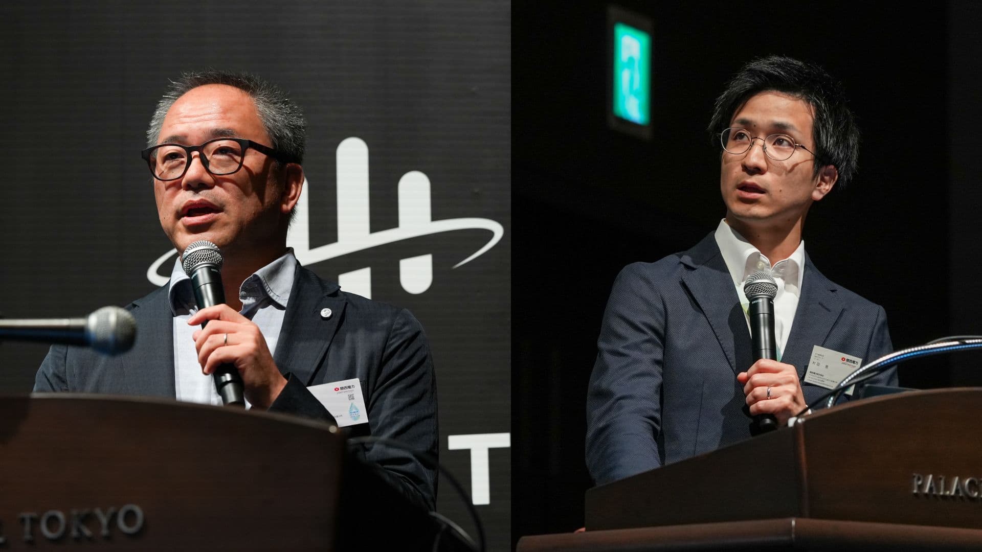 Left: Akihiro Ando, Kansai Electric Power / Right: Masashi Murata, Kansai Electric Power
